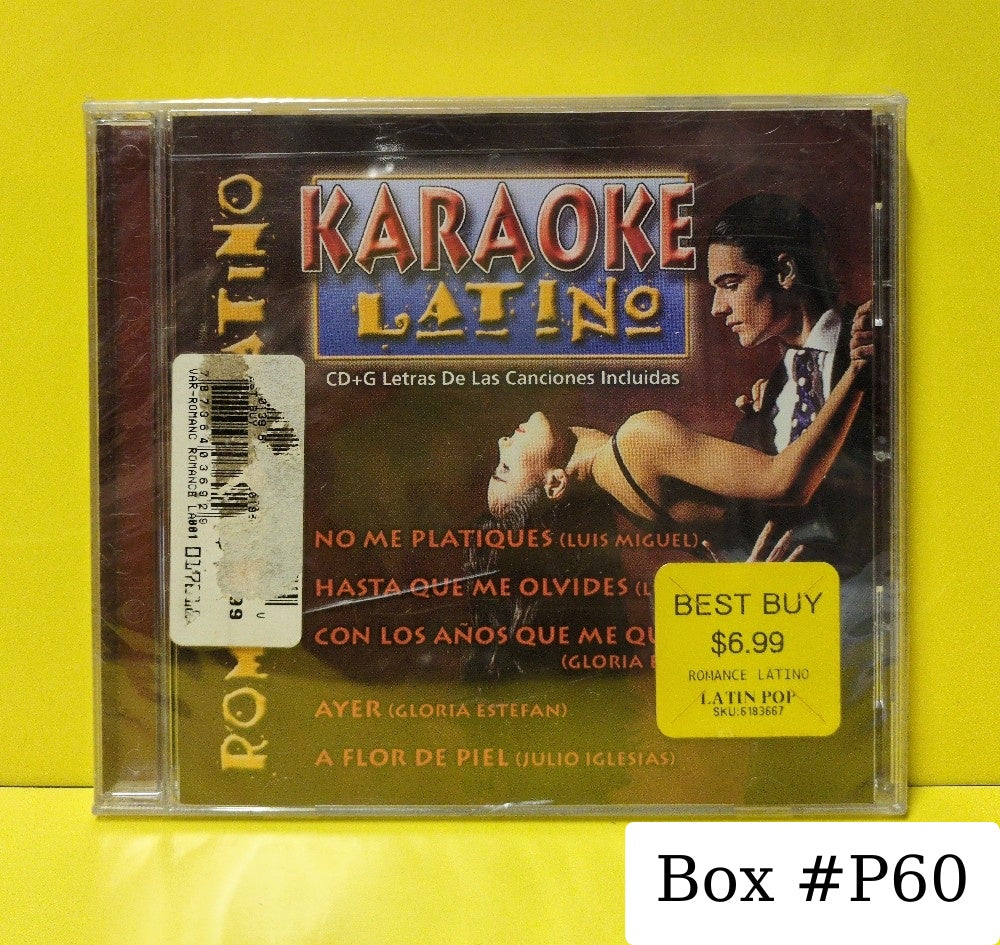 Various - Karaoke Latino - Romance Latino - 2003 - 40369-2 - New - Sealed - CDs