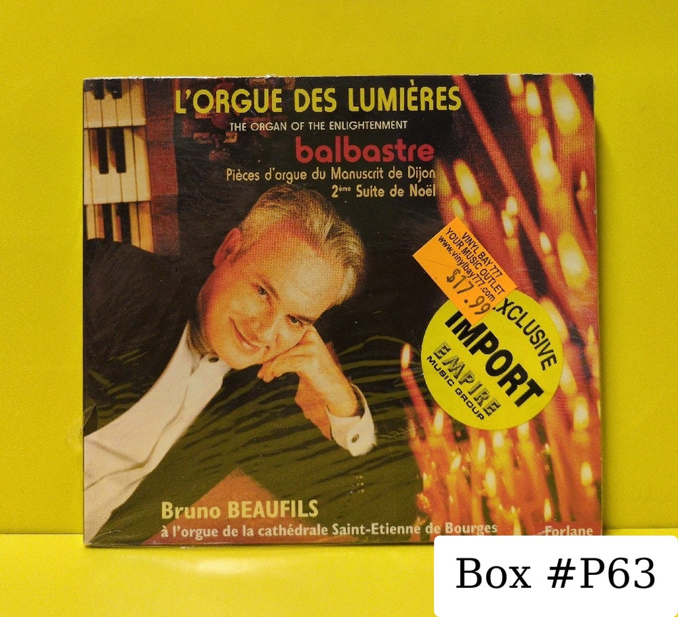 Bruno Beaufils, Claude Balbastre - L’Orgue Des Lumières - Pièces D'Orgues Du Manuscrit De Dijon - 2002 - 16831 - New - Sealed - CDs - France Import