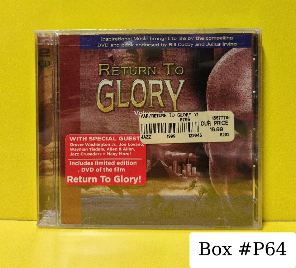 Various - Return To Glory, Volume 1 - 2005 - TLE100192 - New - Sealed - CDs - Bonus DVD