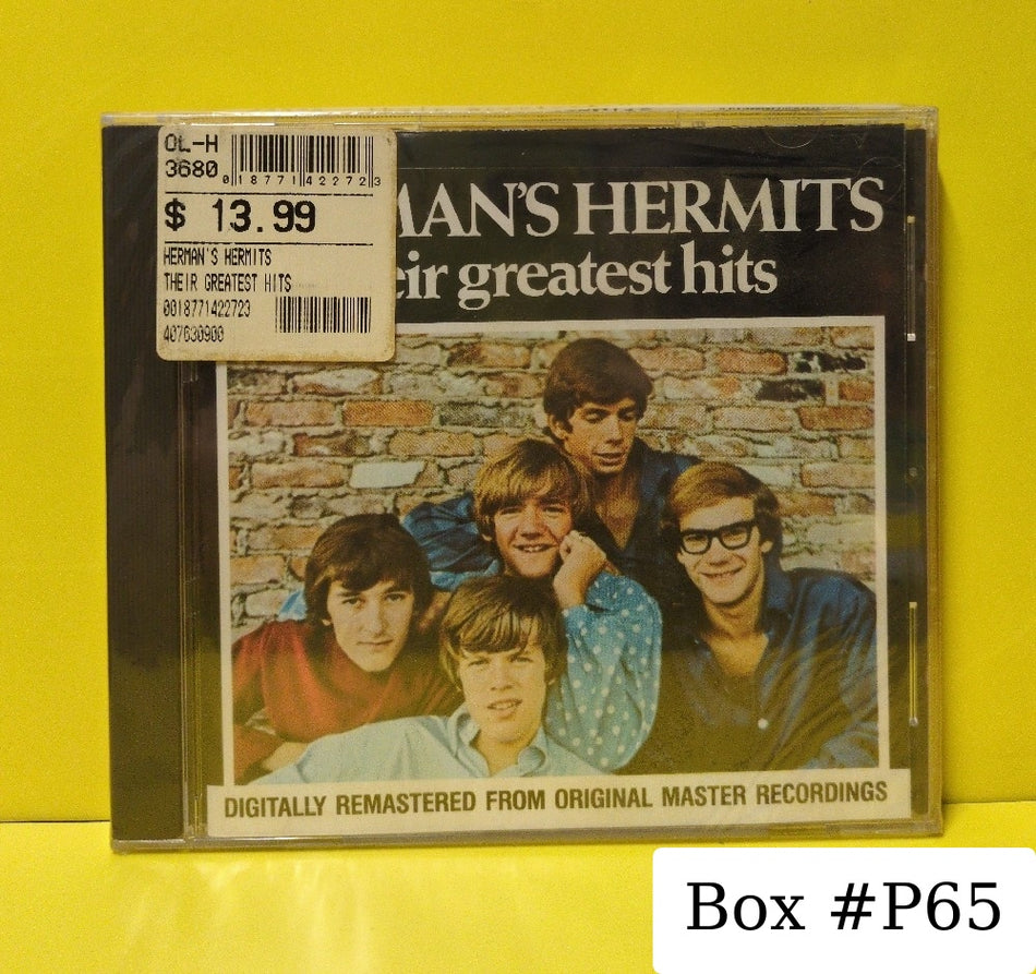 Herman's Hermits - Their Greatest Hits - 42272 - New - Sealed - CDs - Remastered