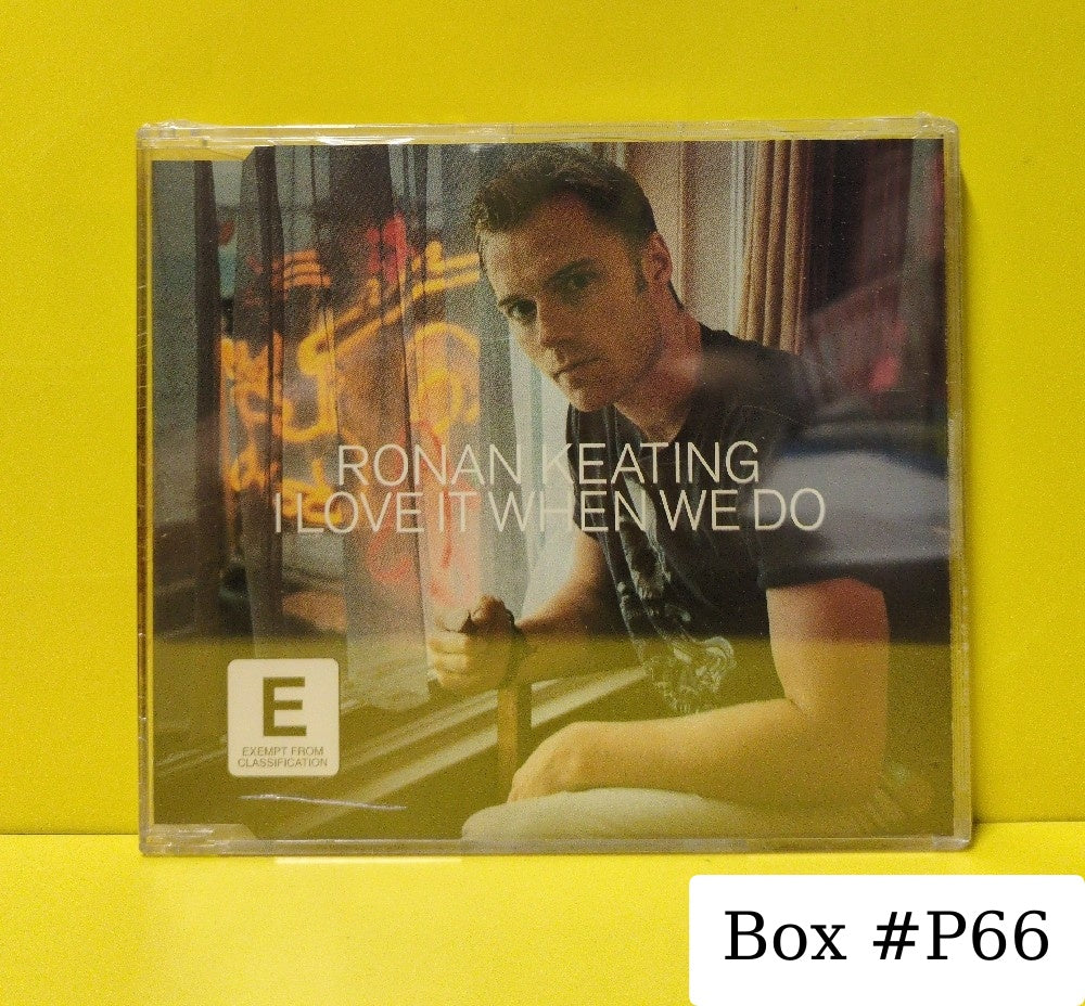 Ronan Keating - I Love It When We Do - 2002 - 065 108-2 - New - Sealed - CDs - CD Single - Australia Import