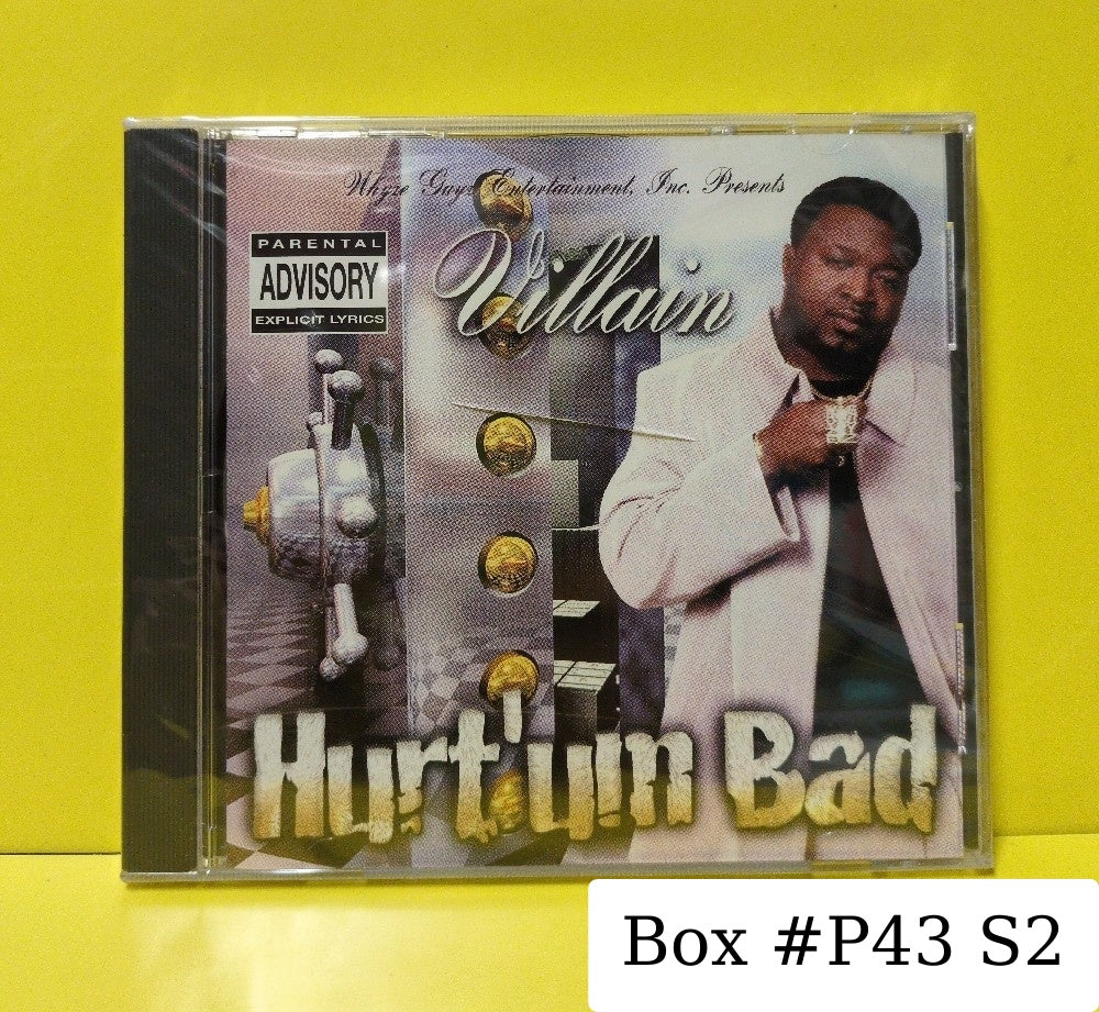 Villain - Hurt'Um Bad - 1999 - HAR4006 - New - Sealed - CDs