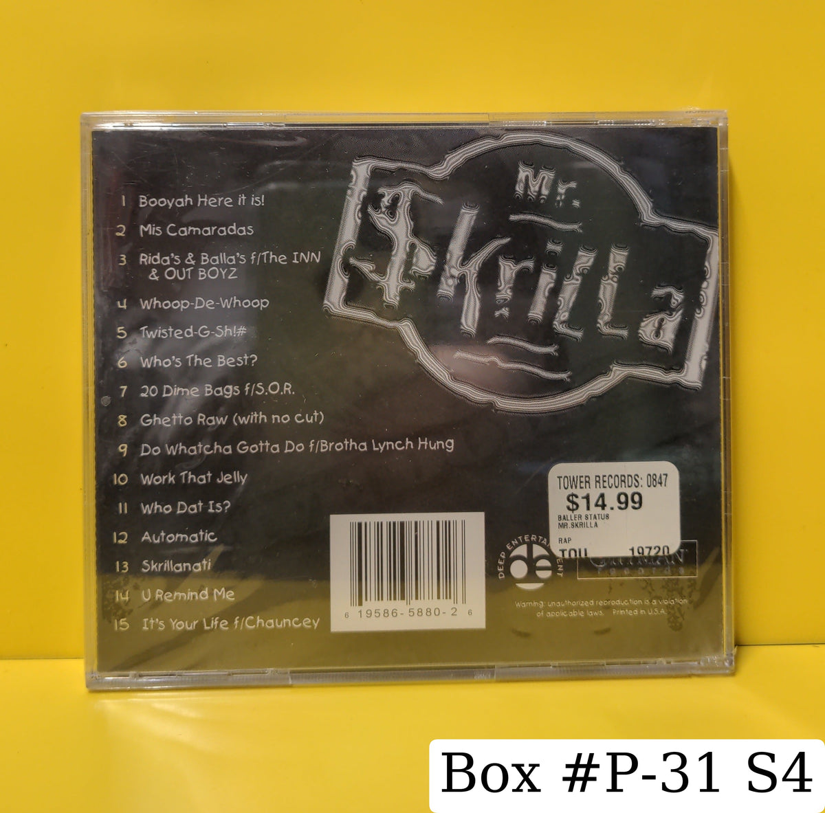 Mr. $krilla - Baller Status - 2000 - New - Sealed - CDs