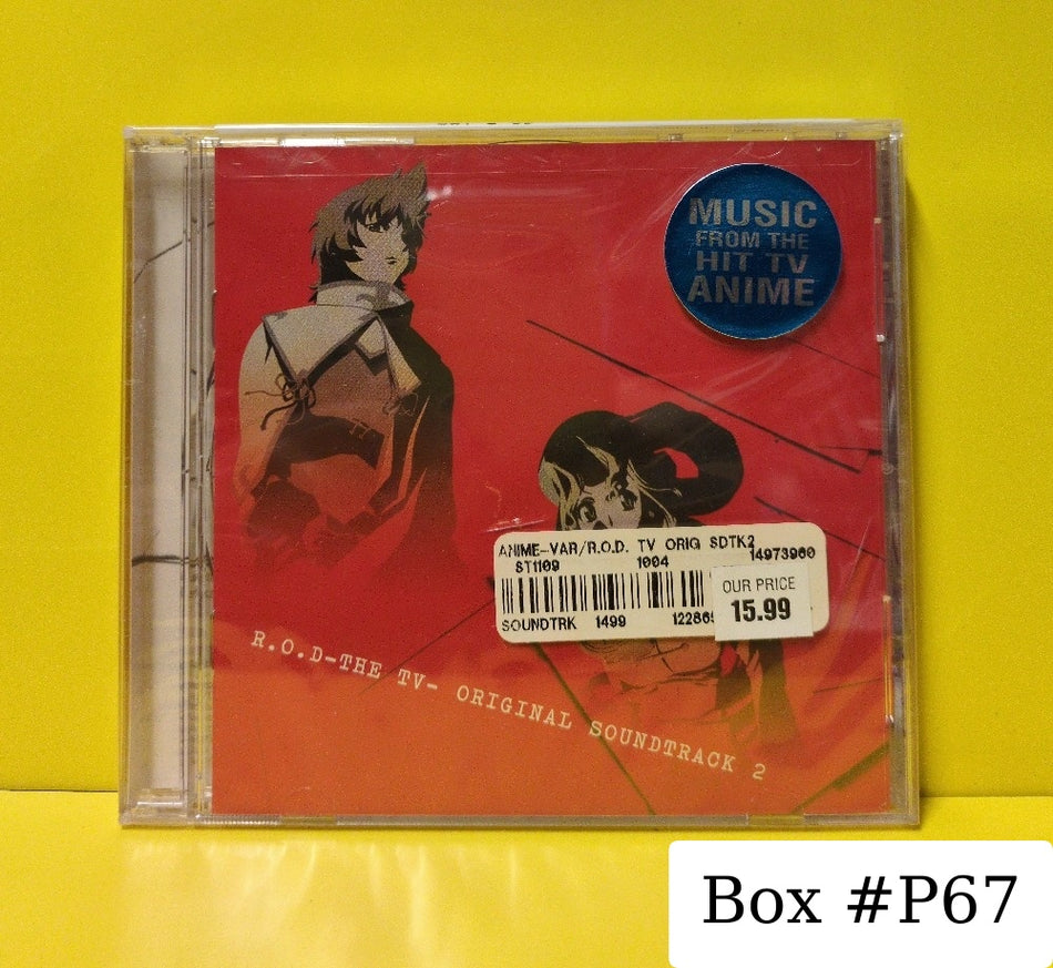 Taku Iwasaki - R.O.D -The TV- Original Soundtrack 2 - 2004 - 5252-2 - New - Sealed - CDs