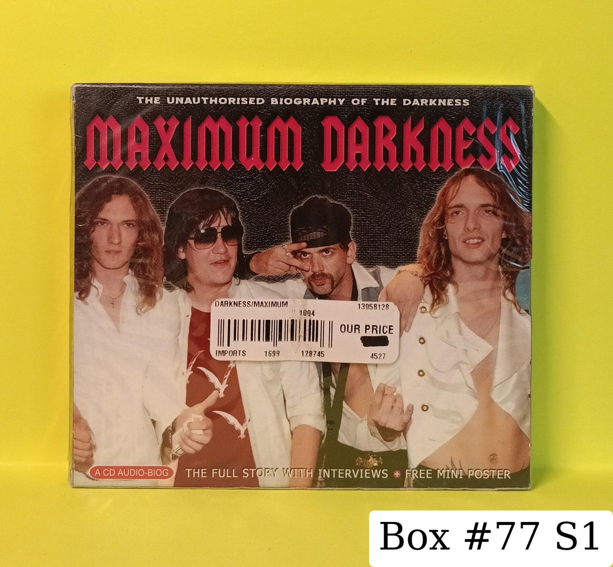 The Darkness - Maximum Darkness (The Unauthorised Biography Of Darkness) - 2003 - ABCD162 New - Sealed - CDs