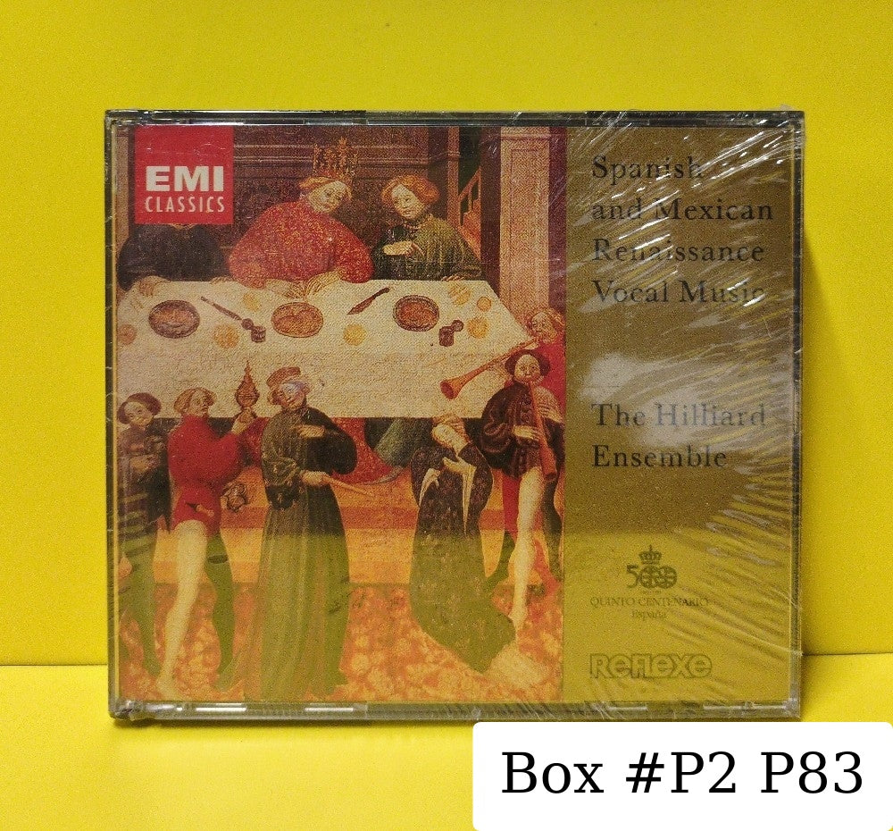 The Hilliard Ensemble - Spanish And Mexican Renaissance Vocal Music - 1992 - CDS 7 54341 2 - New - Sealed - CDs