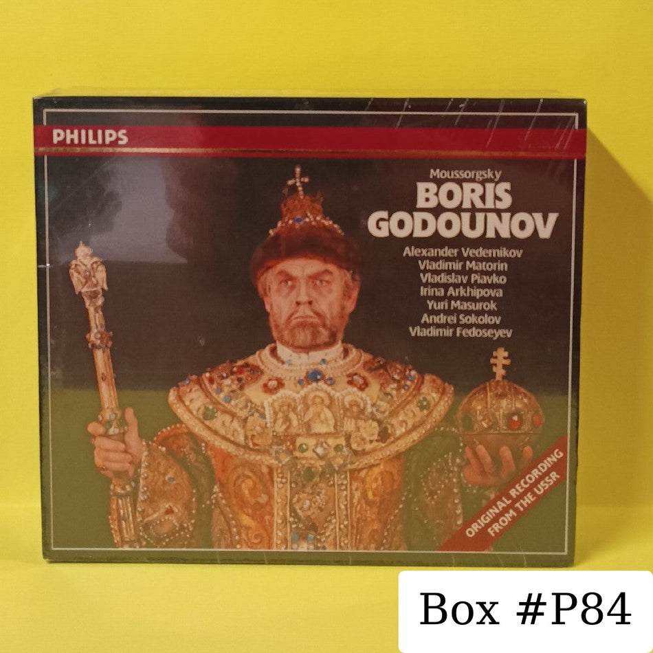Mussorgsky / Vladimir Fedoseyev - Boris Godounov 3CD Box Set - 1984 - 412 281-2 - New - Sealed - CDs