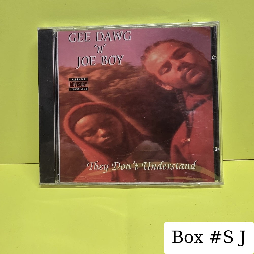 Gee Dawg 'n' Joe Boy - They Don't Understand - 1996 - 72676-2 - New - Sealed - CDs