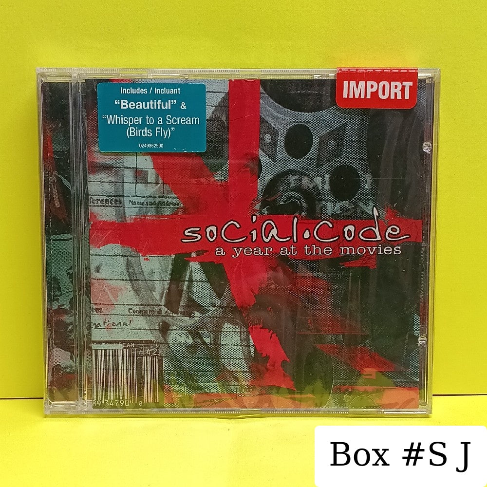 Social Code - A Year At The Movies - 2004 - 0249862590 - New - Sealed - CDs