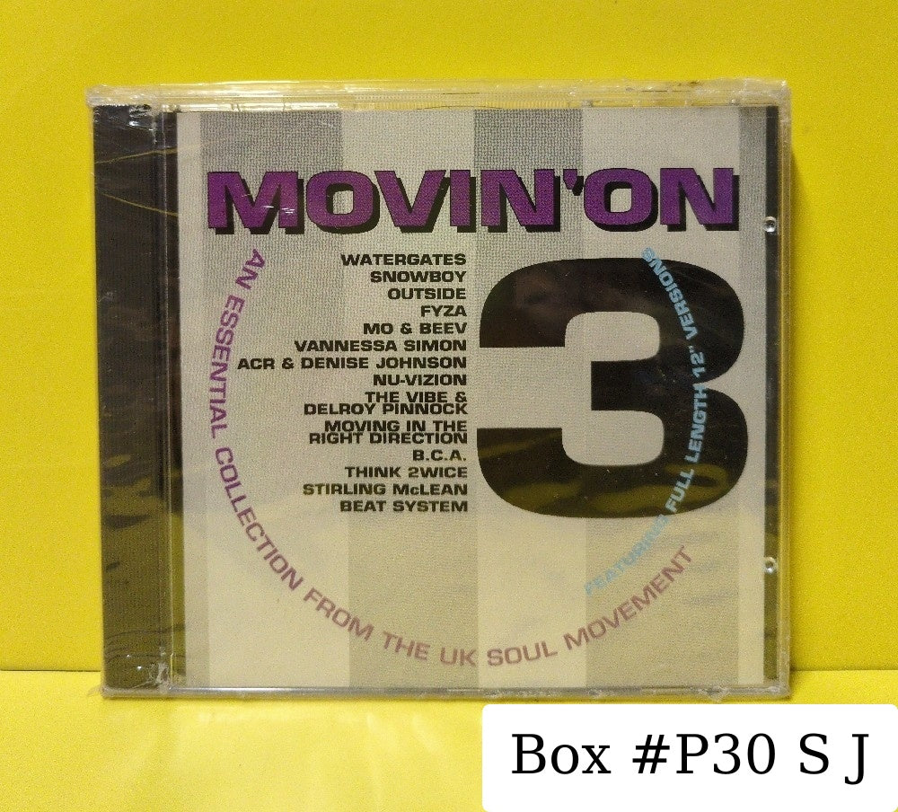 Various - Movin' On 3 - 1993 - RULCD 302 - New - Sealed - CDs - UK Import