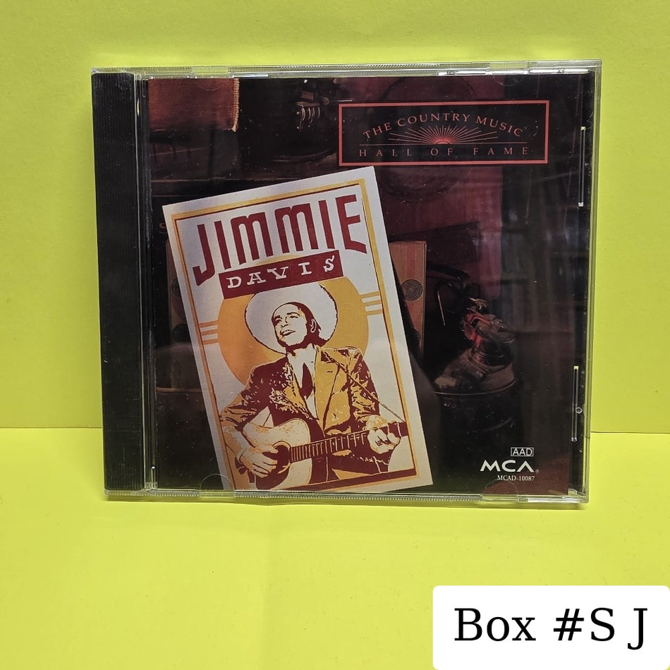 Jimmie Davis - The Country Music Hall Of Fame - 1992 - MCAD-10087 - New - Sealed - CDs