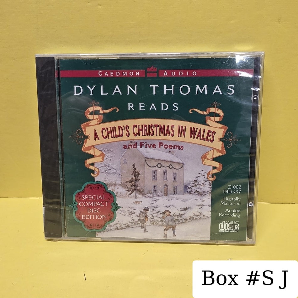 Dylan Thomas - Reads A Child's Christmas In Wales And Five Poems - 1994 - Z1002 - New - Sealed - CDs