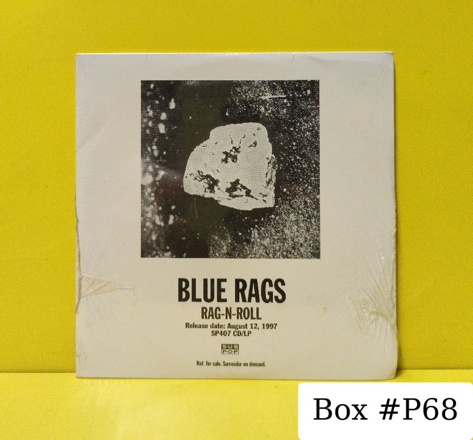 Blue Rags - Rag-N-Roll - 1997 - SP407 - New - Sealed - CDs - Promo