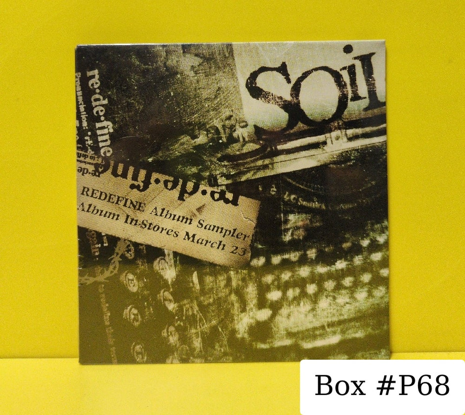 SOiL - Re•de•fine - 2004 - J1DJ-59155-2 - New - Sealed - CDs - Promo - Sampler - Cardsleeve