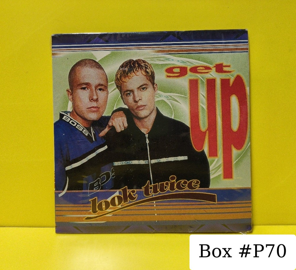 Look Twice - Get Up - 1998 - DMR 97001 - New - Sealed - CDs - Maxi-Single - Cardboard Sleeve