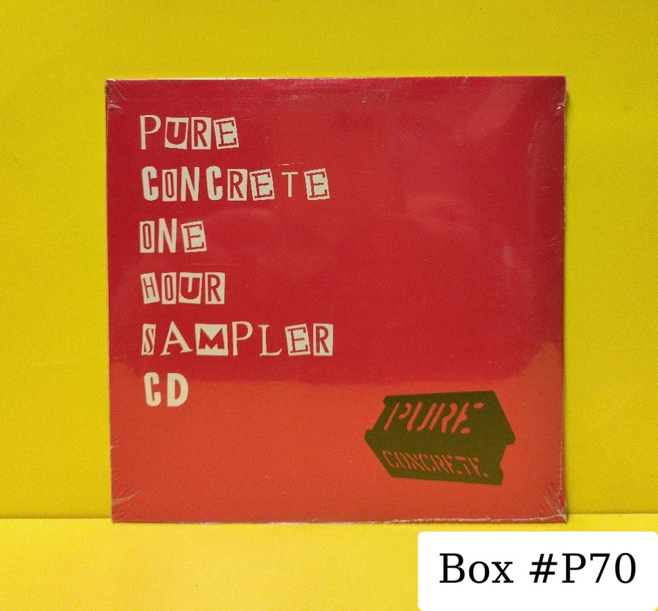 Pure Concrete - Pure Concrete One Hour Sampler - New - Sealed - CDs - Promo