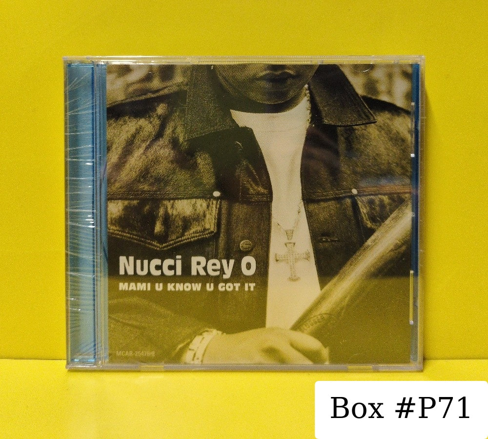 Nucci Rey O - Mami U Know U Got It - 2001 - MCAR-25476-2 - New - Sealed - CDs - CD Single - Promo