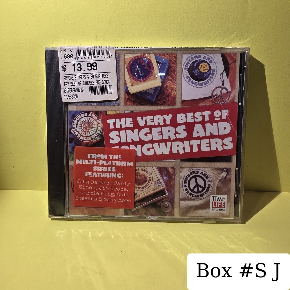 Various - The Very Best Of Singers And Songwriters - 2002 - M18820 - New - Sealed - CDs