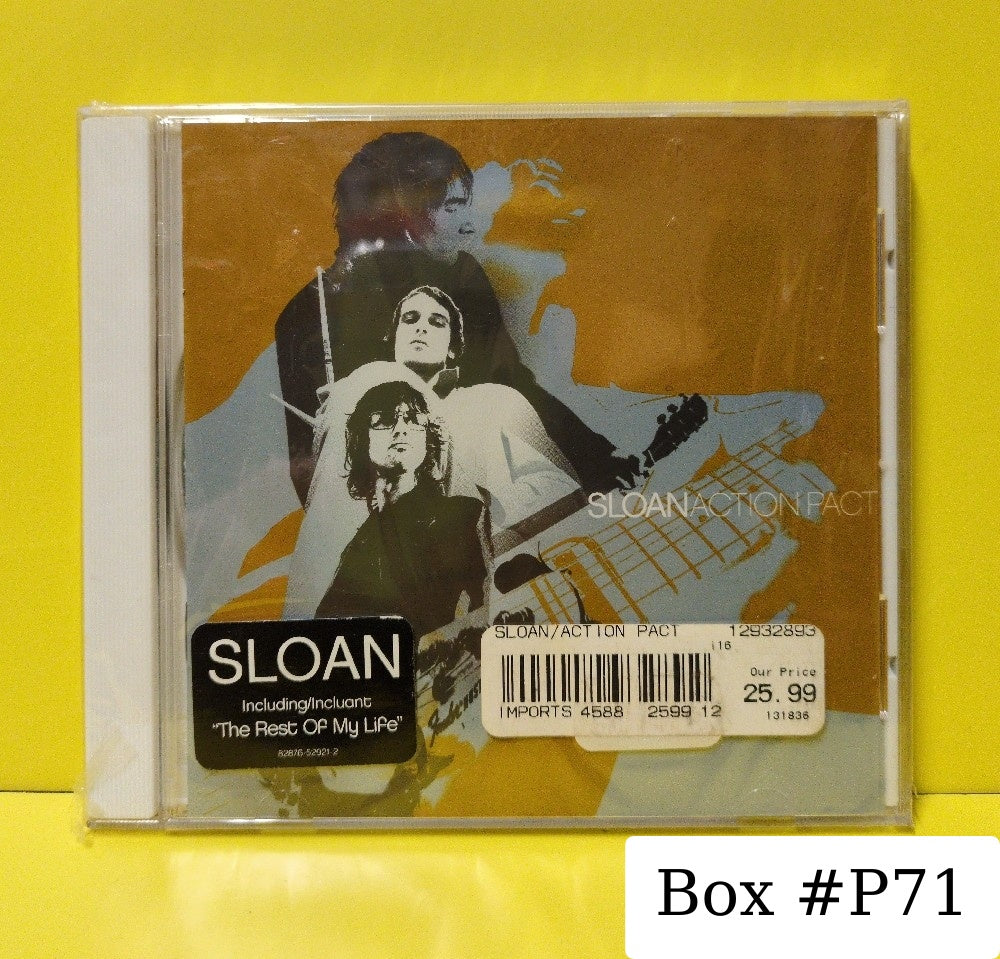 Sloan - Action Pact - 2003 - 82876-52921-2 - New - Sealed - CDs - Canada Import