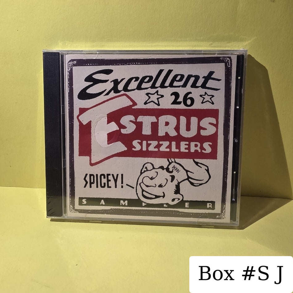 Various - 26 Excellent Estrus Spicey Sizzlers Sampler - 1999 - SEPD1 - New - Sealed - CDs