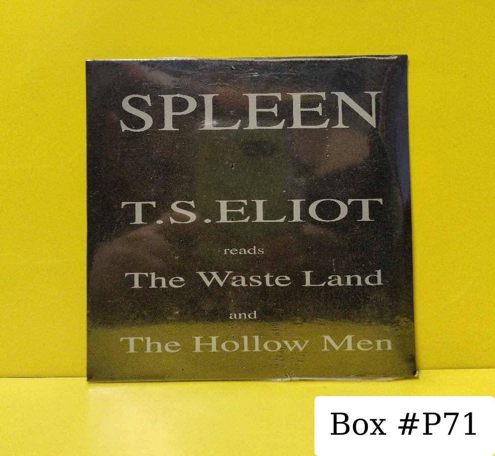 Spleen - T.S. Eliot Reads The Wasteland And The Hollow Men - 1994 - SK0001-2 - New - Sealed - CDs - EP