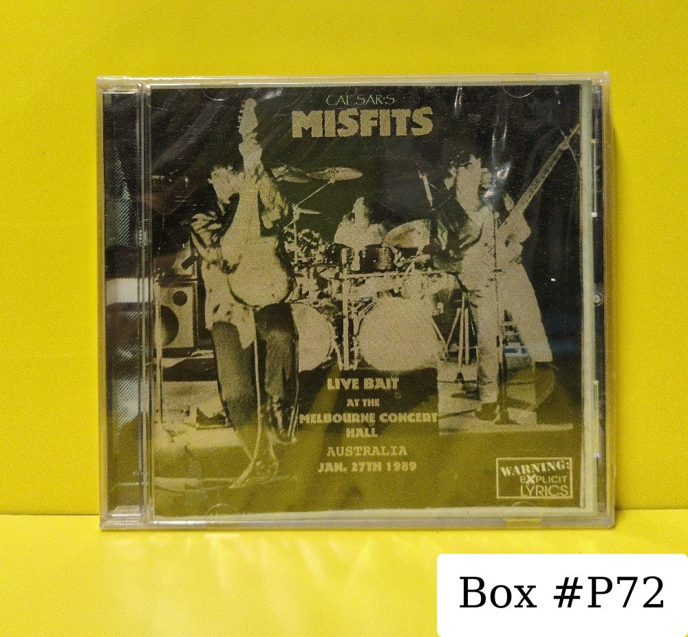Caesar's Misfits - Live Bait At Melbourne Concert Hall - New - Sealed - CDs - Unofficial Release