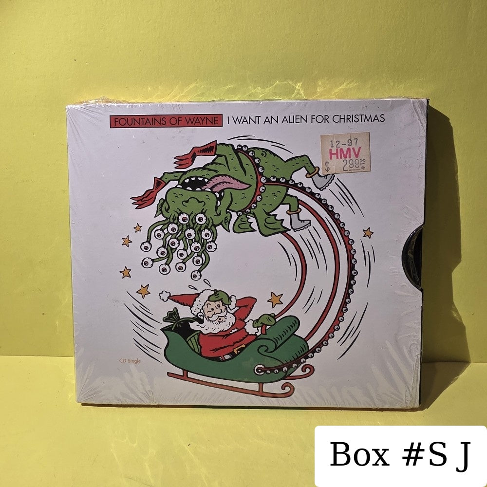 Fountains Of Wayne - I Want An Alien For Christmas - 1997 - AT0020CD - New - Sealed - CDs