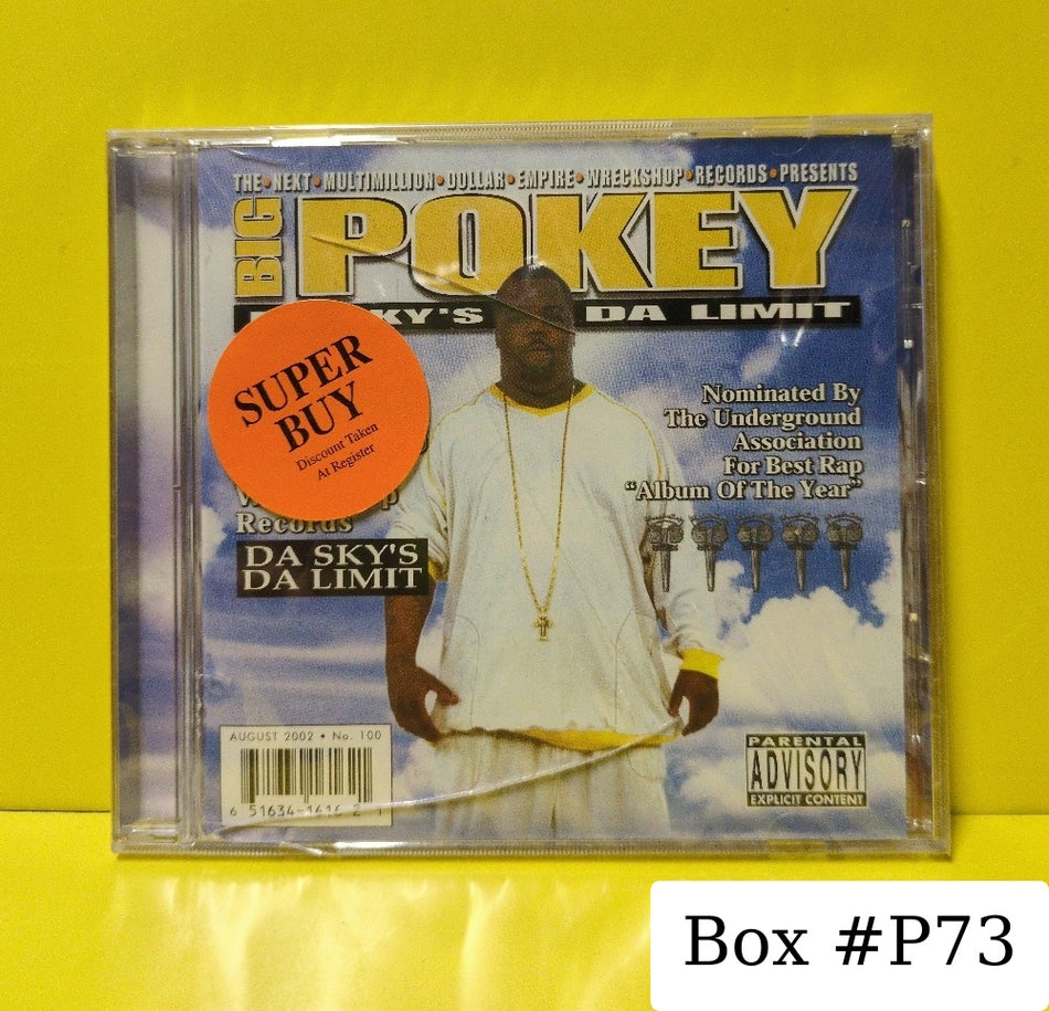 Big Pokey - Da Sky's Da Limit - 2002 - WKS 1616-2 - New - Sealed - CDs