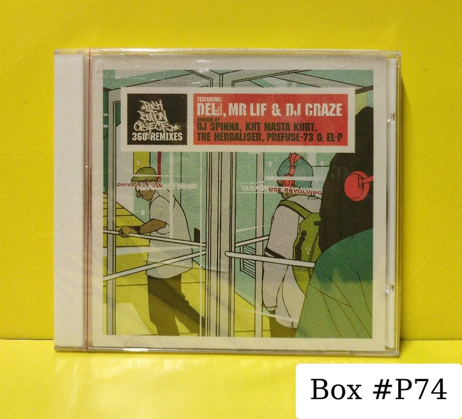 Push Button Objects Featuring Del The Funky Homosapien, Mr. Lif & DJ Craze - 360° Remixes - 2001 - CHLT016CD - New - Sealed - CDs
