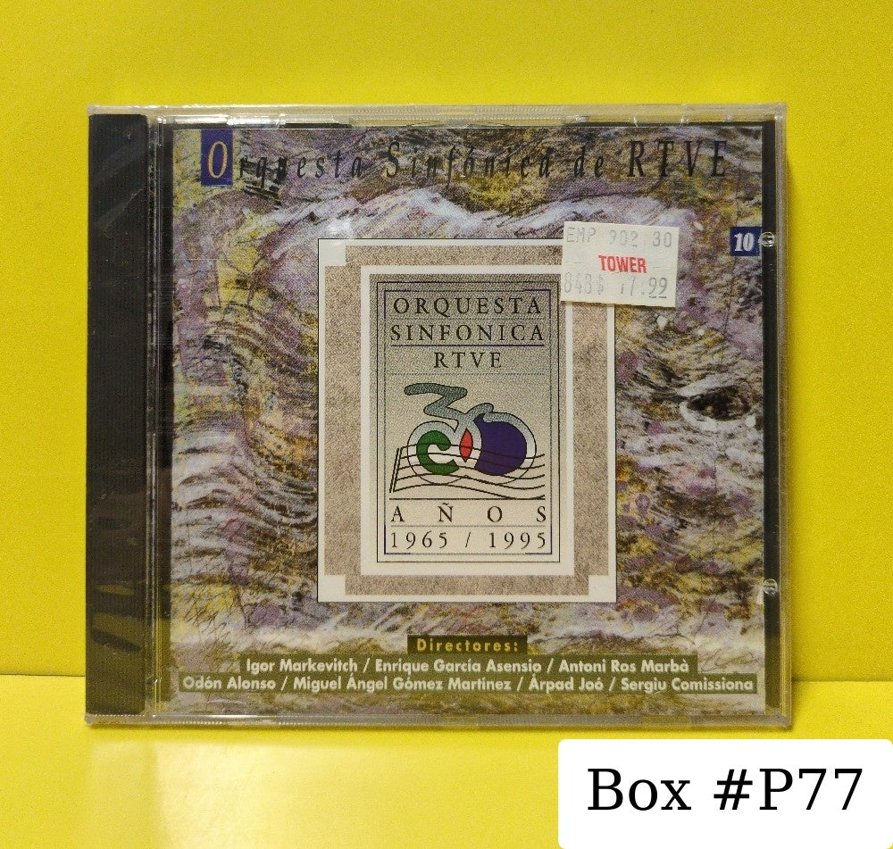 Orquesta Sinfonica RTVE - XXX Anniversario (30 Anos 1965/1995) - 1995 - 65061 - New - Sealed - CDs - Special Edition - Spain Import