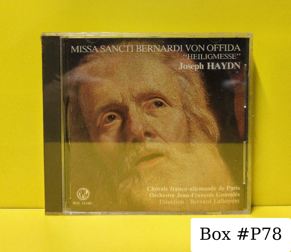 Joseph Haydn - Missa Sancti Bernardi Von Offida - 1984 - BNL 112402 - New - Sealed - CDs