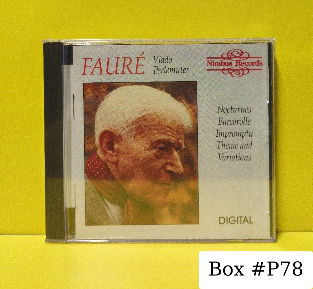 Vlado Perlemuter, Gabriel Fauré - Nocturnes Barcarolle Impromptu Theme And Variations - 1989 - NI 5165 - New - Sealed - CDs - UK Import