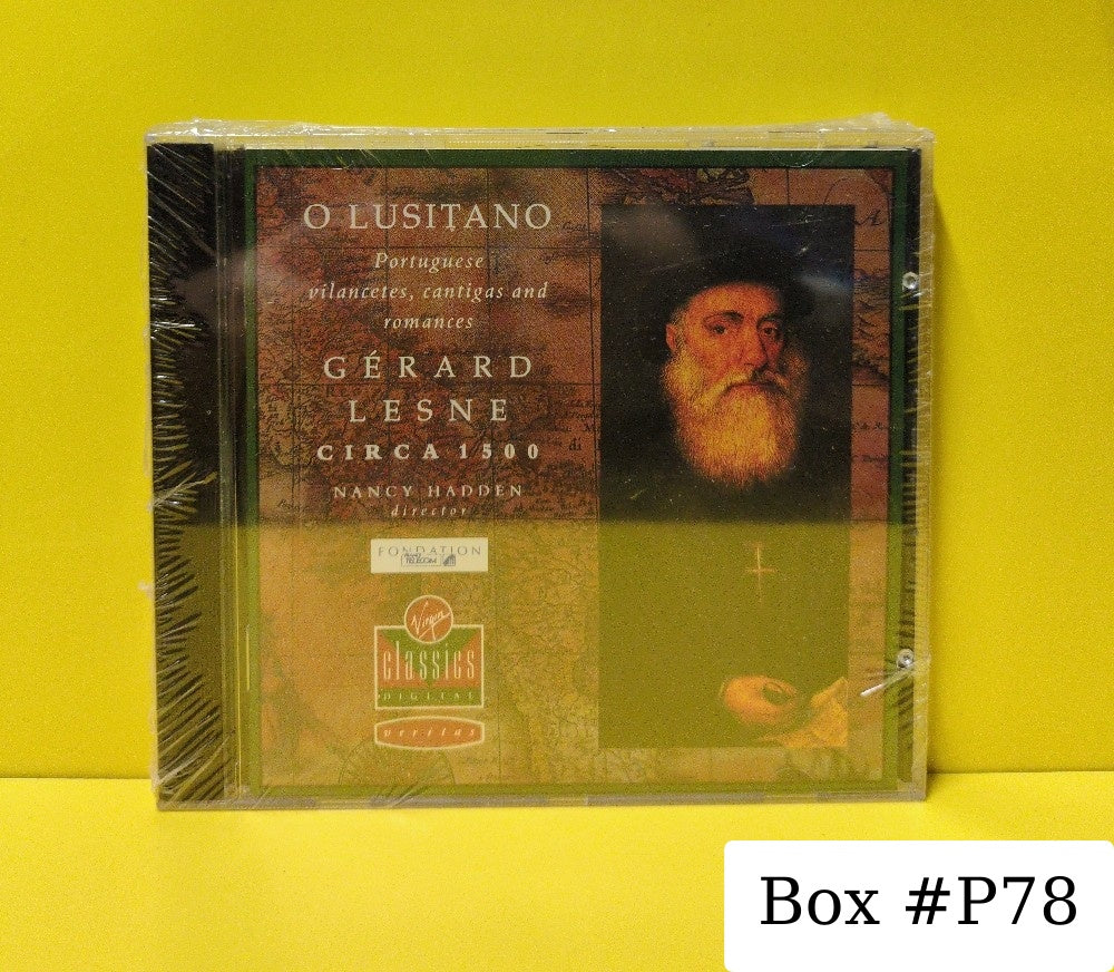 Gérard Lesne, Circa 1500, Nancy Hadden - O Lusitano (Portuguese Vilancetes, Cantigas And Romances) - 1992 - 0777 7590712 4 - New - Sealed - CDs - Reissue - Germany Import