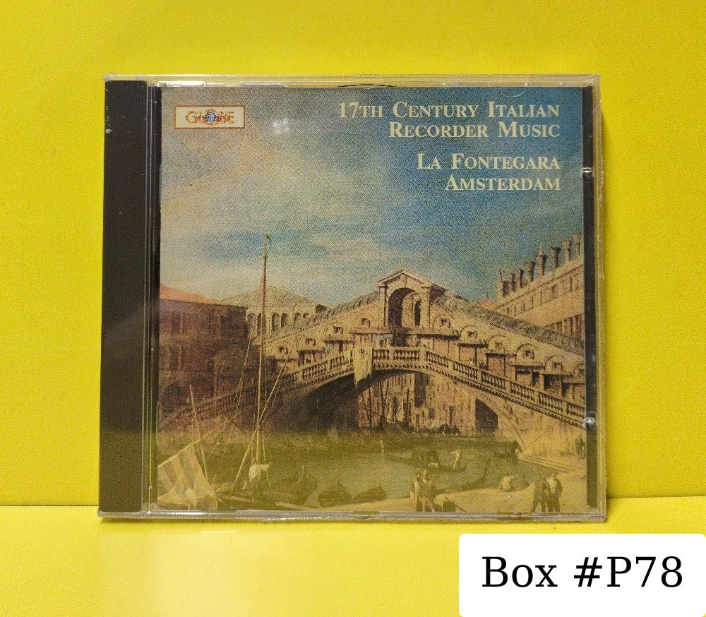 La Fontegara Amsterdam - 17th Century Italian Recorder Music - 1992 - GLO 5065 - New - Sealed - CDs - Netherlands Import