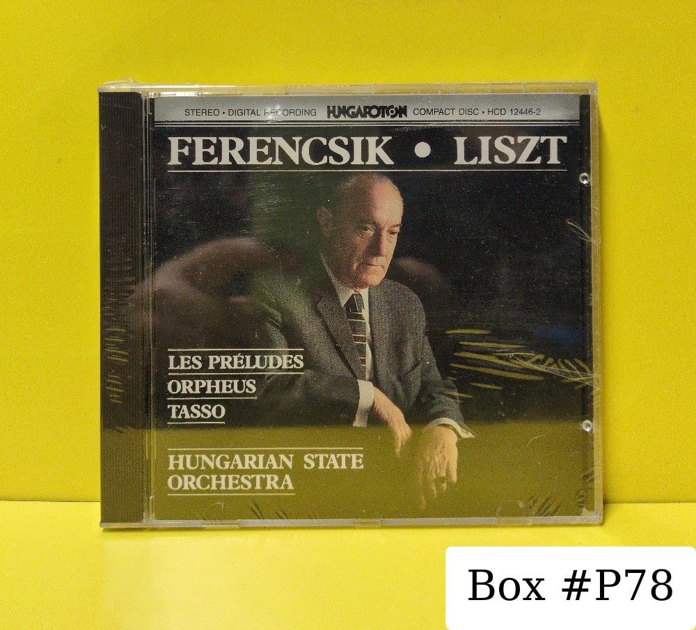 Liszt, Ferencsik, Hungarian State Orchestra  - Les Preludes / Orpheus / Tassi - 1983 - HDCD 12446-2 - New - Sealed - CDs - Hungary Import