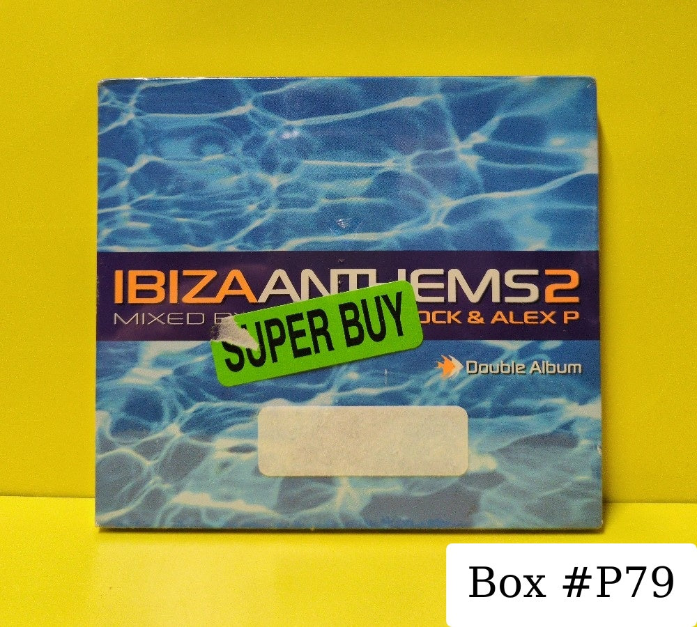 Brandon Block & Alex P - Ibiza Anthems 2 - 1999 - TTVCD3054 - New - Sealed - CDs - 2xCD Set - UK Import - Cardboard Slipcase