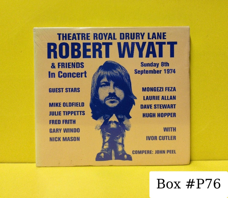 Robert Wyatt & Friends - Theatre Royal Drury Lane 8th September 1974 - REWIGCD48 - New - Sealed - CDs - Reissue - UK Import