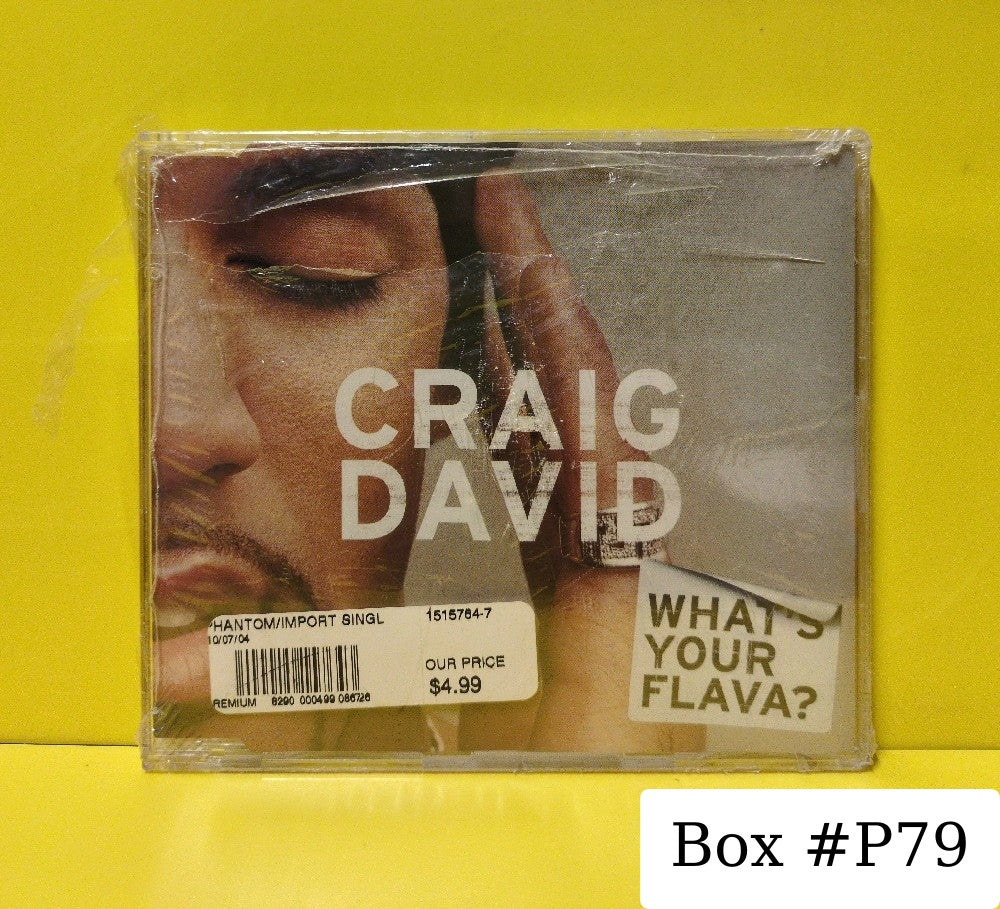 Craig David - What's Your Flava? - 2002 - 2467800412 - New - Sealed - CDs - CD Single - Australia Import