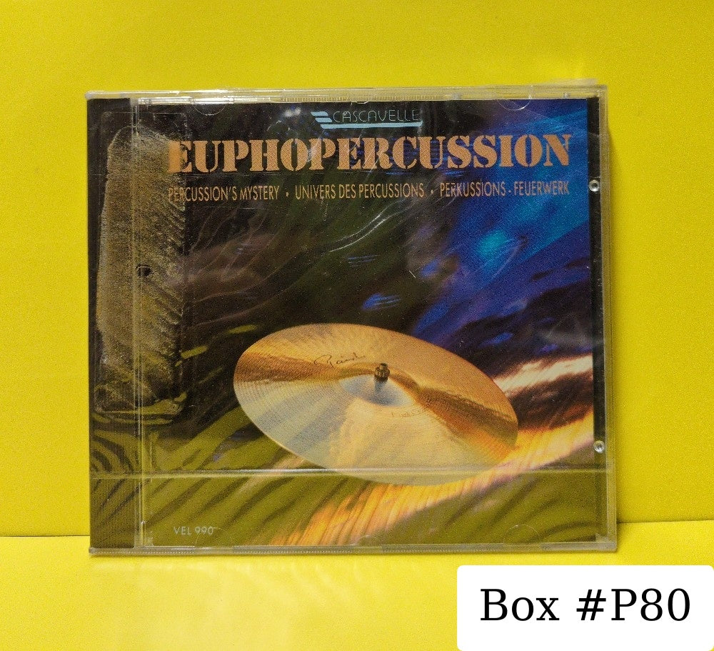 Stéphane Borel - Euphopercussion - 1992 - VEL 990 - New - Sealed - CDs - Switzerland Import
