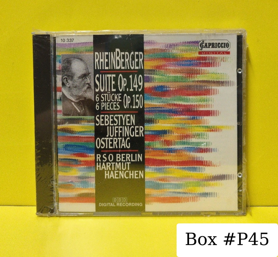 Josef Rheinberger - Suite Op. 149, Sechs Stücke/ Six Pieces Op. 150 - 1992 - 10 337 - New - Sealed - CDs