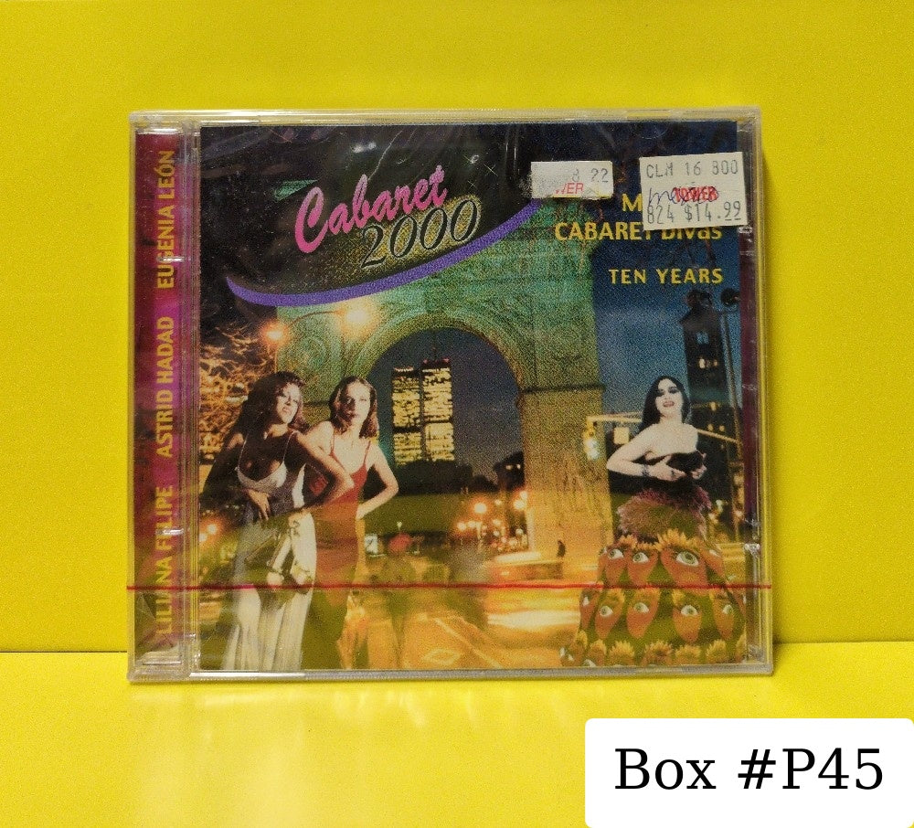 Liliana Felipe, Astrid Hadad, Eugenia León - Cabaret 2000: Three Mexican Cabaret Divas - 2000 - OPFCD146 - New - Sealed - CDs - Mexican Import