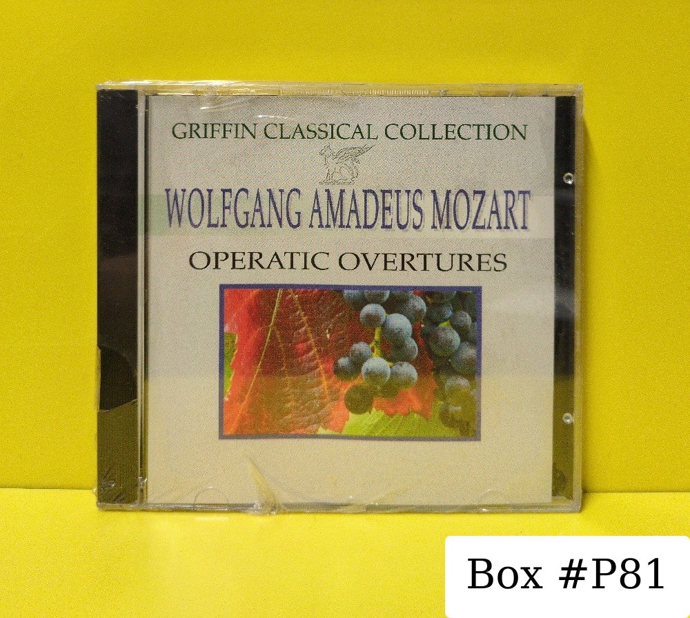 Wolfgang Amadeus Mozart, Slovak Philharmonic Orchestra, Zdeněk Košler - Operatic Overtures - 1994 - GCD-293-2 - New - Sealed - CDs