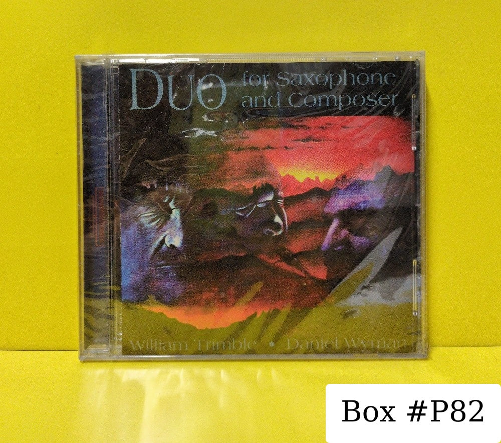 William Trimble, Daniel Wyman - Duo For Saxophone And Composer - 1995 - 9611 - New - Sealed - CDs