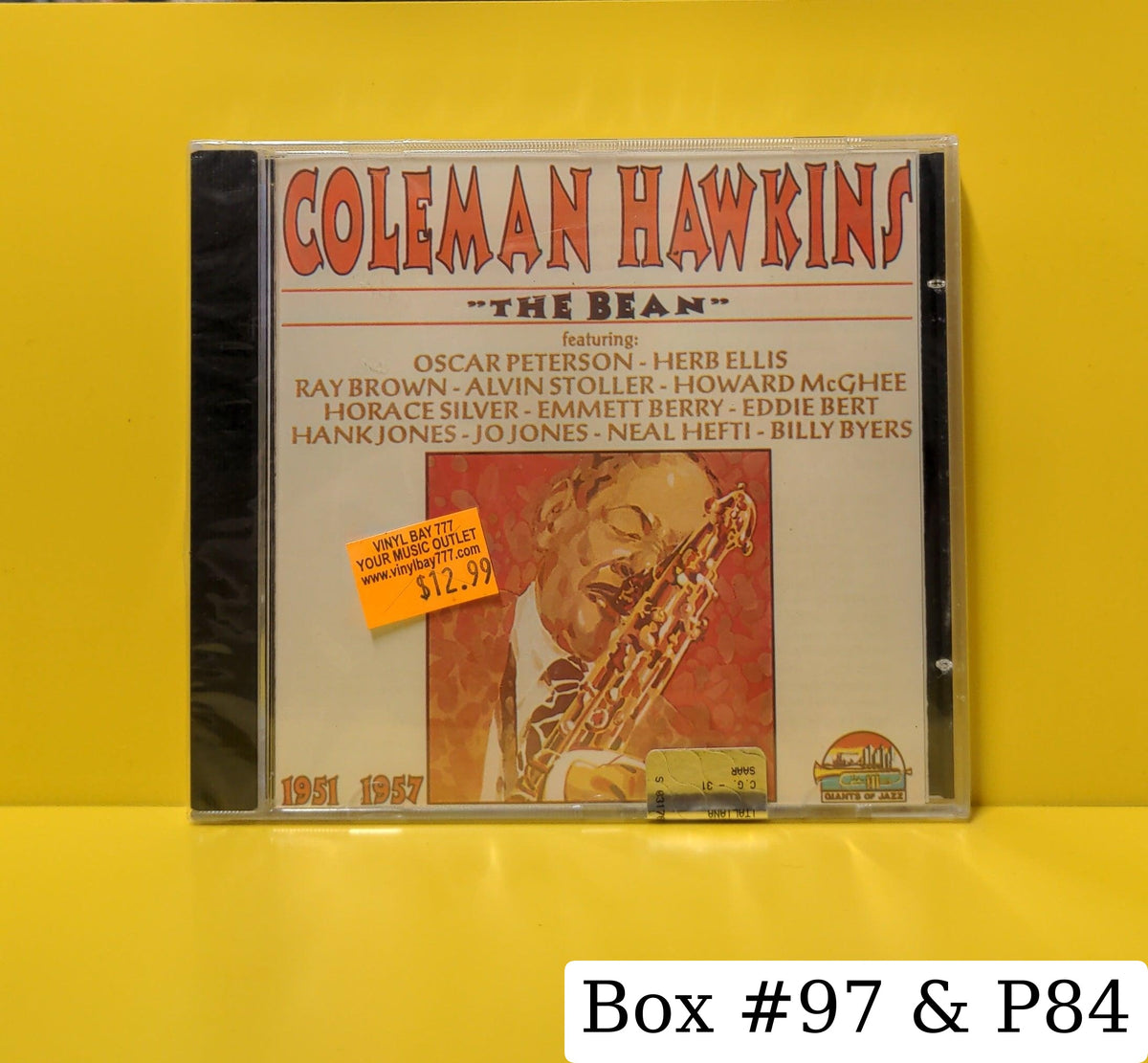 Coleman Hawkins - The Bean 1951-1957 - 1993 - CD 53168 New - Sealed - CDs