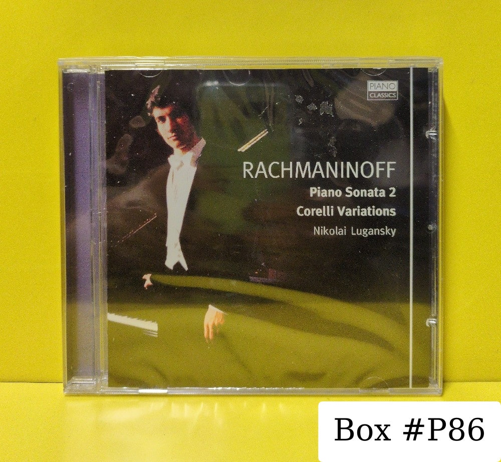 Rachmaninoff, Nikolai Lugansky - Piano Sonata 2 & Corelli Variations - PCL0001 - New - Sealed - CDs