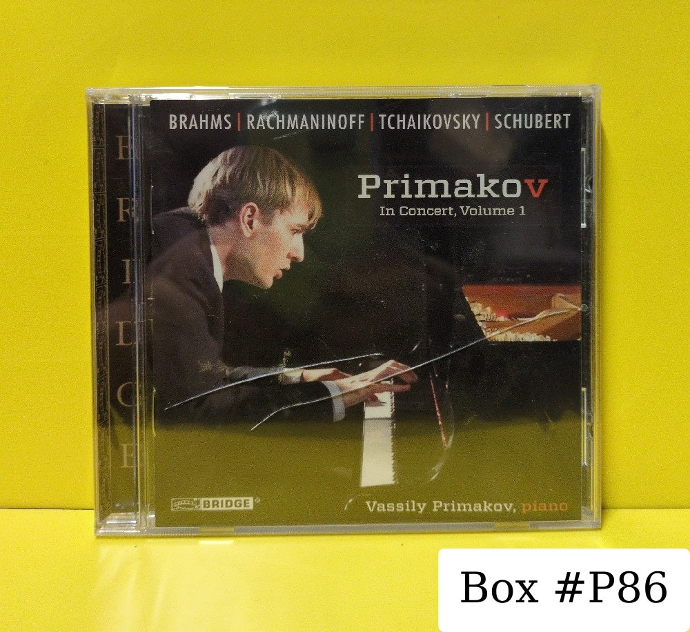 Vassily Primakov - Primakov In Concert, Volume 1 - 2010 - BRIDGE 9322 - New - Sealed - CDs