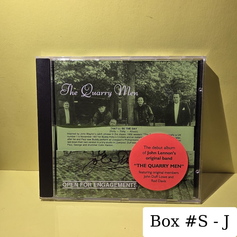 The Quarry Men - Open For Engagement / Autographed  - 1994 - KBCD111 - Used - EX - CDs