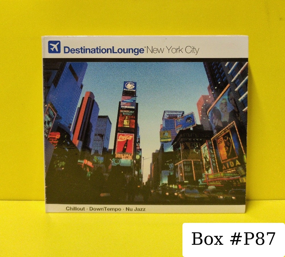 Various - Destination Lounge - New York City - 2005 - RTS 115 - Used - EX - CDs - 2xCD/1xDVD Set