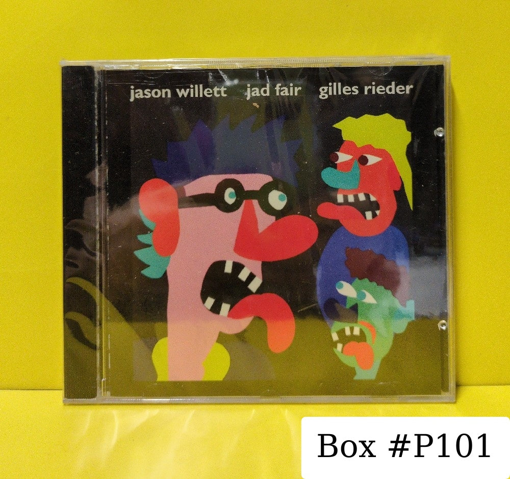 Jason Willett, Jad Fair, Gilles Rieder - Jason Willett, Jad Fair, Gilles Rieder - 1993 - Megaphone 012 - New - Sealed - CDs - Canadian Import