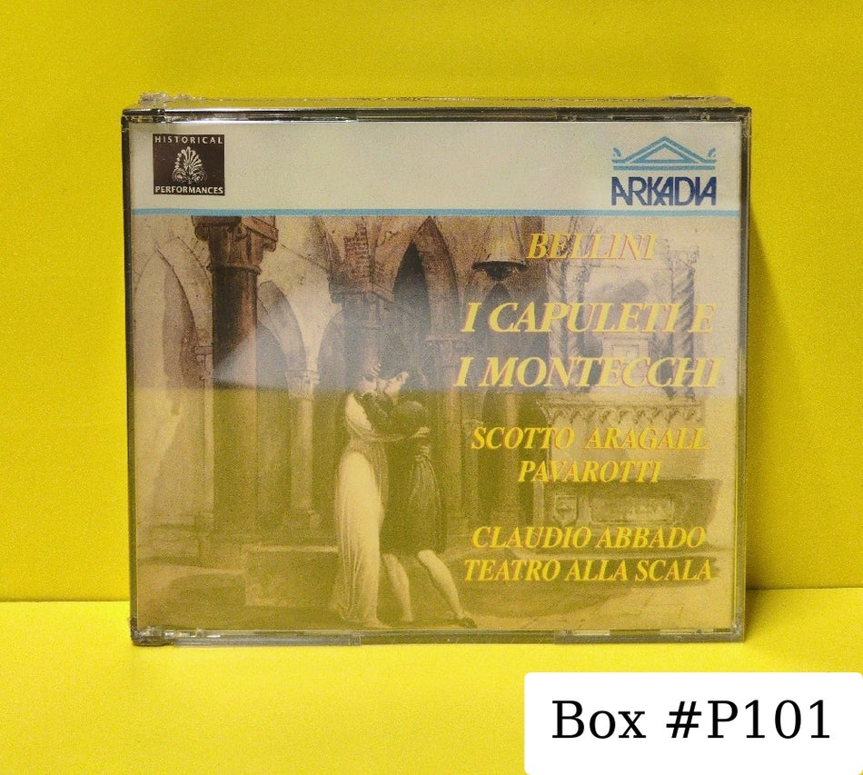 Bellini, Scotto, Aragall, Pavarotti, Abbado, Teatro Alla Scala - I Capuleti E I Montecchi - 1992 - CDHP 550.2 - New - Sealed - CDs - 2xCD
